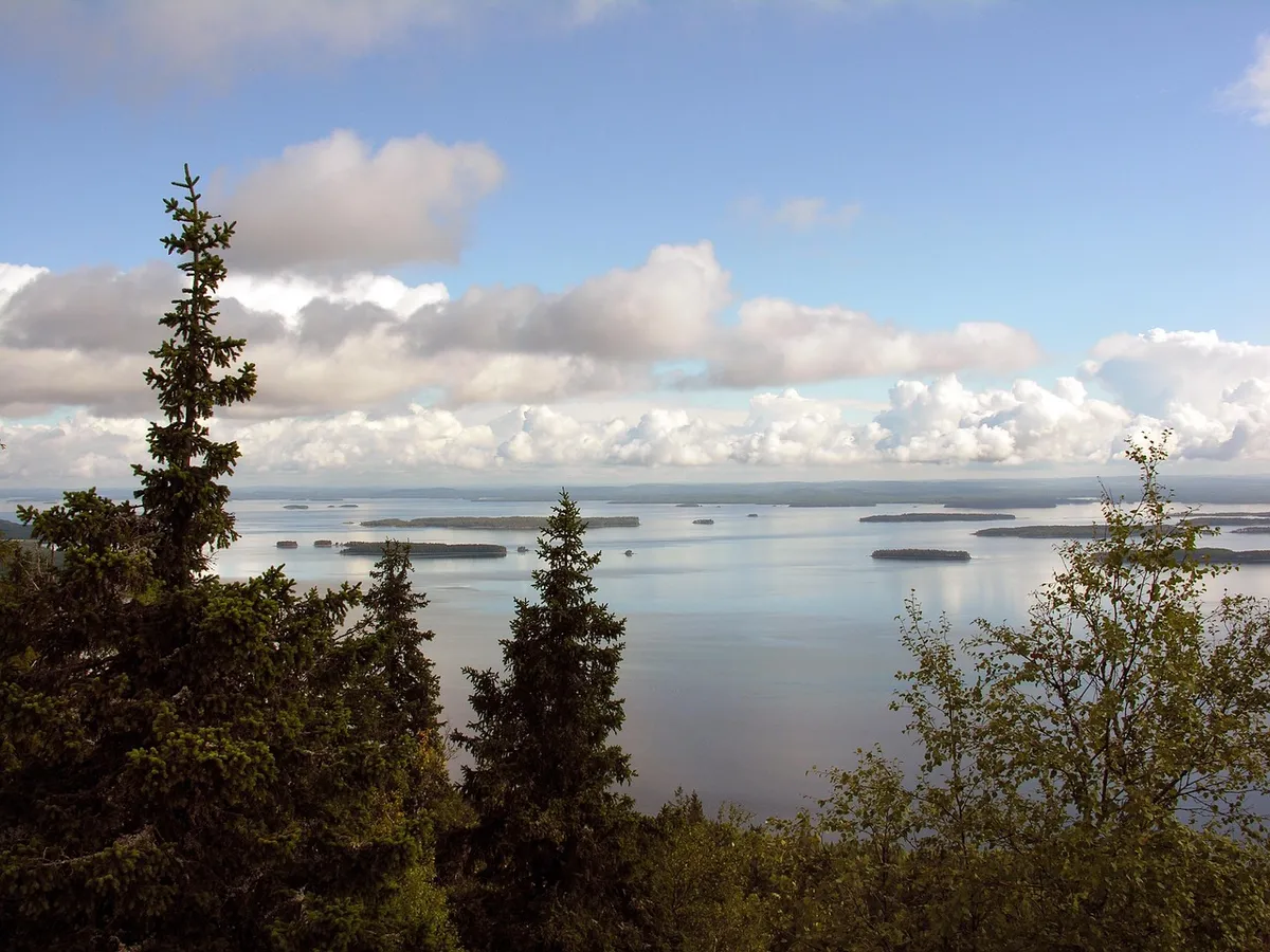finland, koli, pielinen, lake, national landscape, nature, summer, cloud