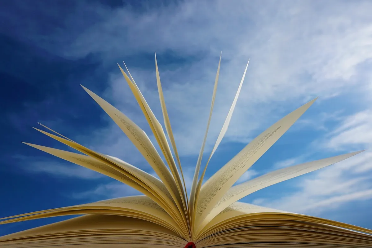 a book, pages, read, training, novel, literature, heaven, clouds, to learn, love, library, wisdom, knowledge, side, books, paper, reading, text, letters, nature